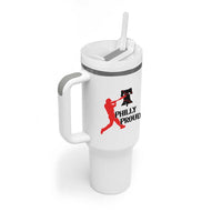 Baseball Lover Tumbler With Handle Vintage Liberty Bell Philly Proud