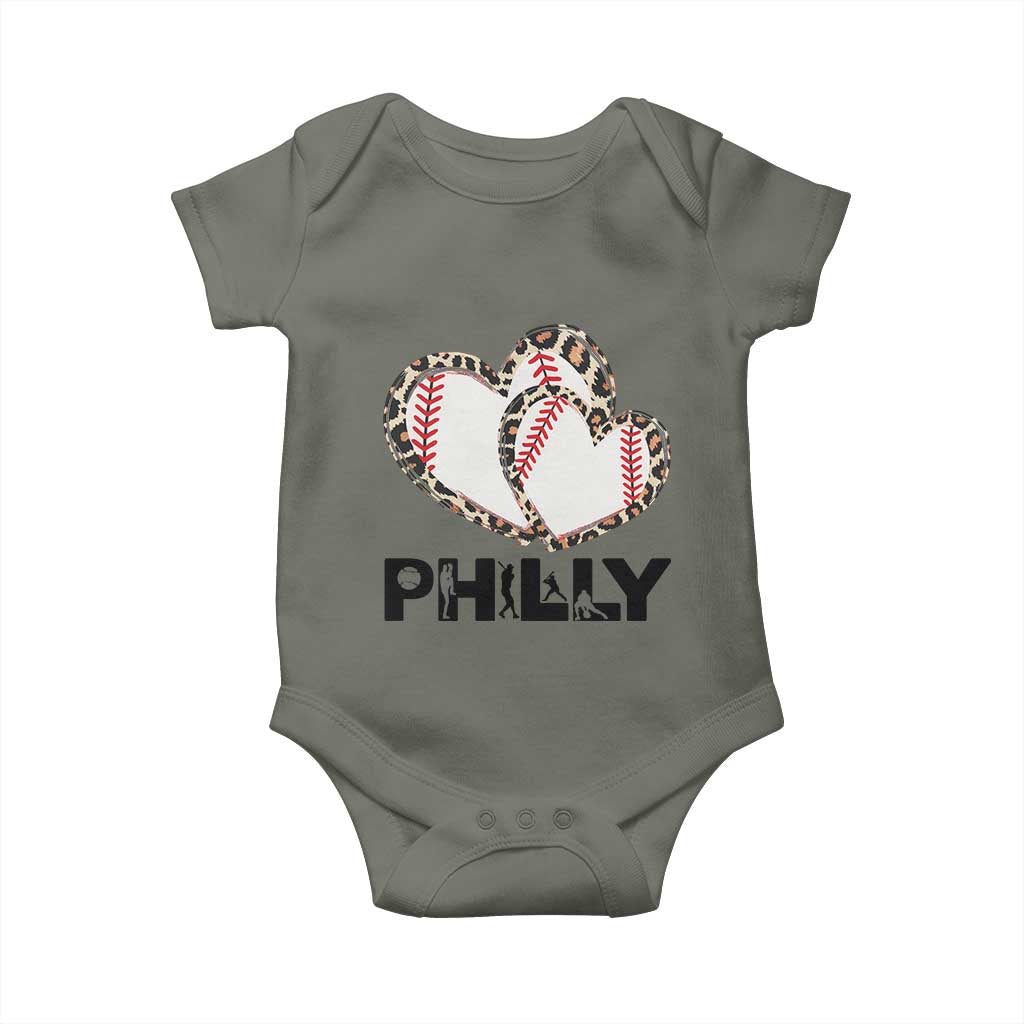 Funny Vintage Philly Baseball Baby Onesie Sport Humor Gift - Wonder Print Shop