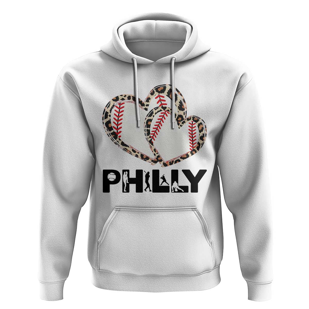 Funny Vintage Philly Baseball Hoodie Sport Humor Gift - Wonder Print Shop