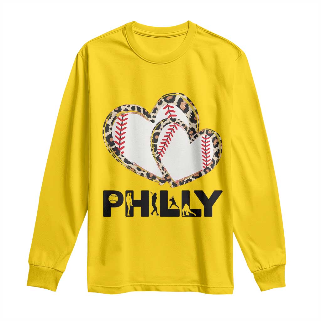 Funny Vintage Philly Baseball Long Sleeve Shirt Sport Humor Gift - Wonder Print Shop