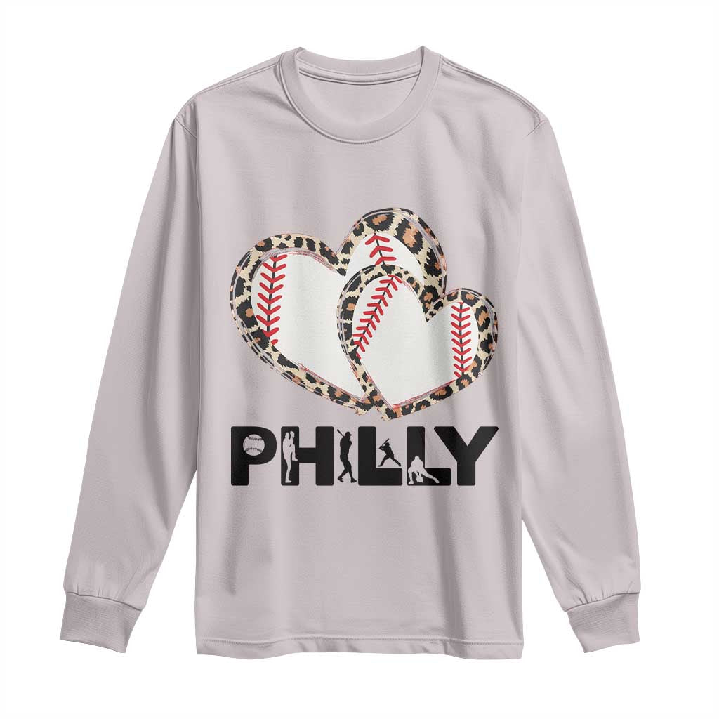 Funny Vintage Philly Baseball Long Sleeve Shirt Sport Humor Gift - Wonder Print Shop