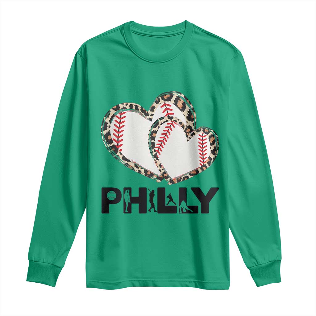 Funny Vintage Philly Baseball Long Sleeve Shirt Sport Humor Gift - Wonder Print Shop