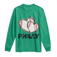 Funny Vintage Philly Baseball Long Sleeve Shirt Sport Humor Gift - Wonder Print Shop