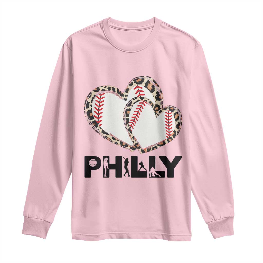 Funny Vintage Philly Baseball Long Sleeve Shirt Sport Humor Gift - Wonder Print Shop
