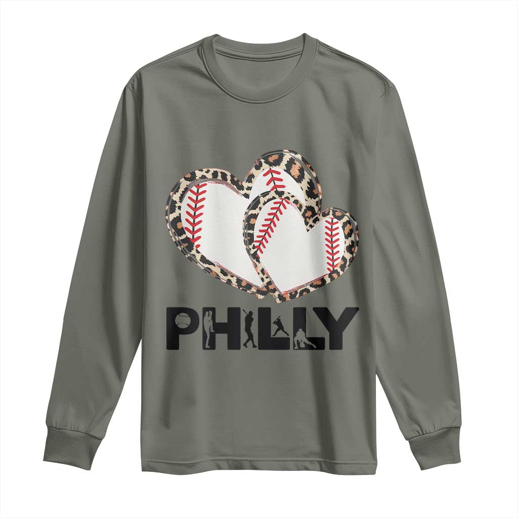 Funny Vintage Philly Baseball Long Sleeve Shirt Sport Humor Gift - Wonder Print Shop