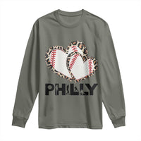Funny Vintage Philly Baseball Long Sleeve Shirt Sport Humor Gift - Wonder Print Shop
