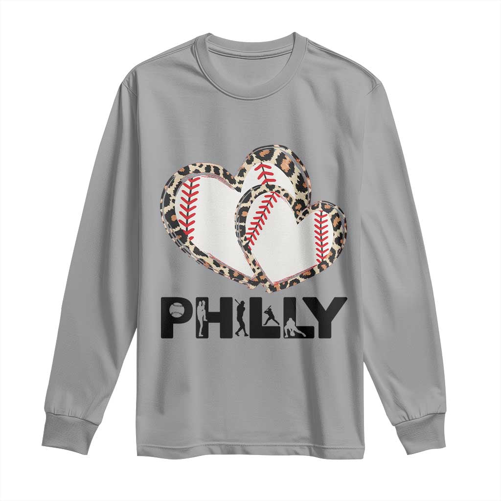 Funny Vintage Philly Baseball Long Sleeve Shirt Sport Humor Gift - Wonder Print Shop