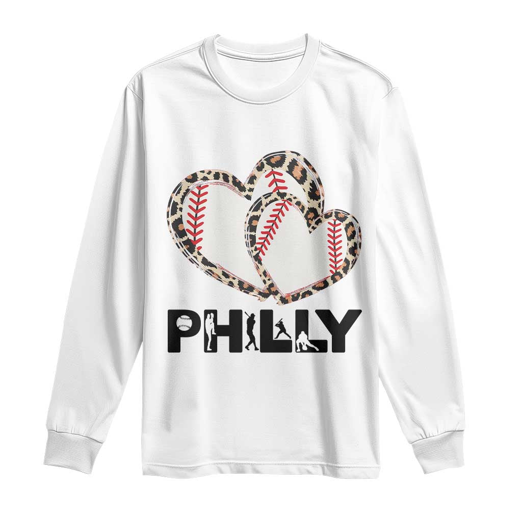 Funny Vintage Philly Baseball Long Sleeve Shirt Sport Humor Gift - Wonder Print Shop