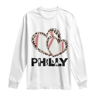 Funny Vintage Philly Baseball Long Sleeve Shirt Sport Humor Gift - Wonder Print Shop