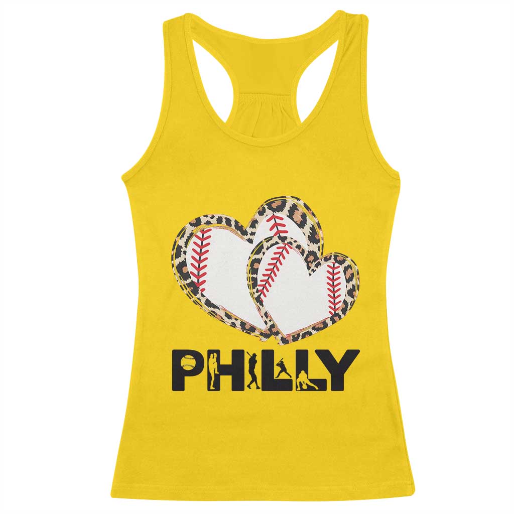 Funny Vintage Philly Baseball Racerback Tank Top Sport Humor Gift - Wonder Print Shop