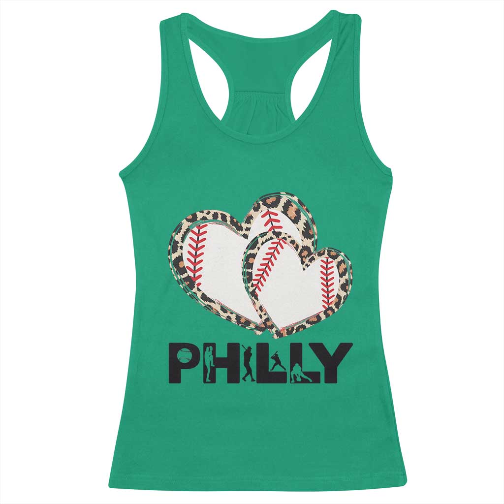 Funny Vintage Philly Baseball Racerback Tank Top Sport Humor Gift - Wonder Print Shop