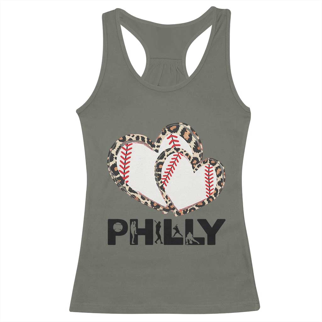 Funny Vintage Philly Baseball Racerback Tank Top Sport Humor Gift - Wonder Print Shop
