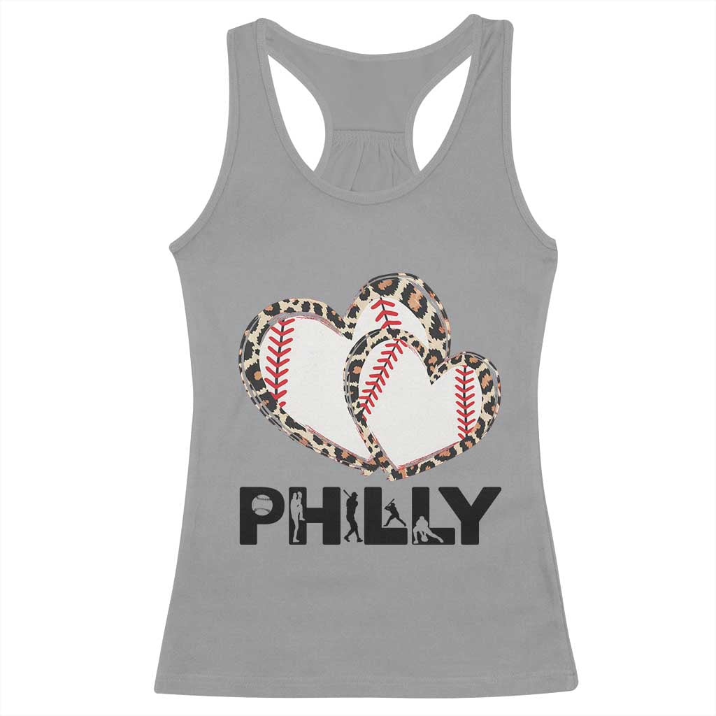 Funny Vintage Philly Baseball Racerback Tank Top Sport Humor Gift - Wonder Print Shop