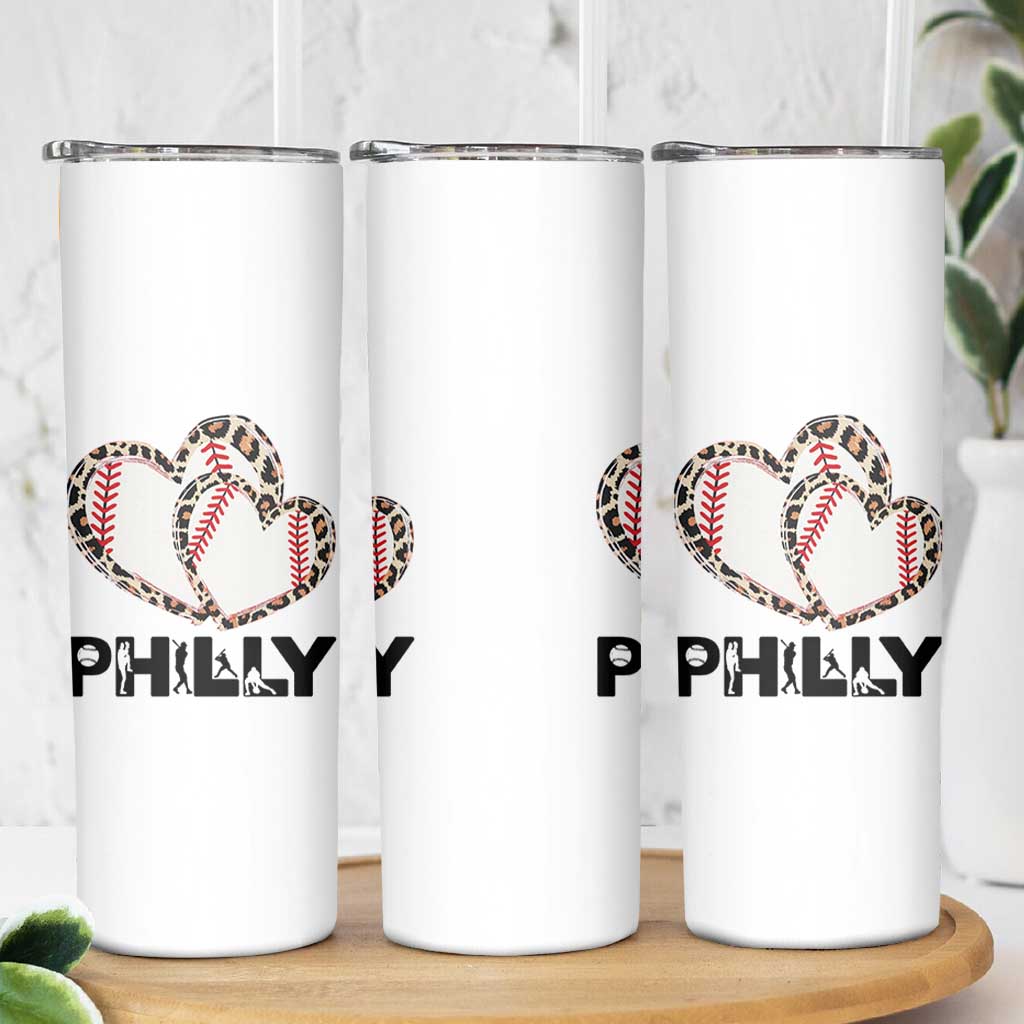 Funny Vintage Philly Baseball Skinny Tumbler Sport Humor Gift