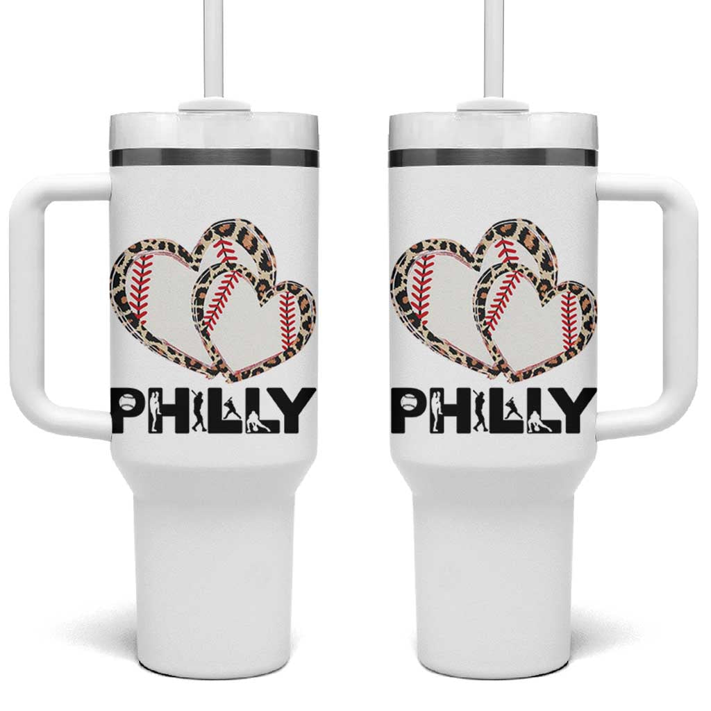 Funny Vintage Philly Baseball Tumbler With Handle Sport Humor Gift
