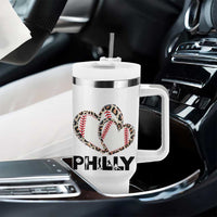 Funny Vintage Philly Baseball Tumbler With Handle Sport Humor Gift