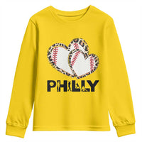 Funny Vintage Philly Baseball Youth Sweatshirt Sport Humor Gift - Wonder Print Shop