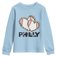 Funny Vintage Philly Baseball Youth Sweatshirt Sport Humor Gift - Wonder Print Shop