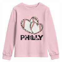 Funny Vintage Philly Baseball Youth Sweatshirt Sport Humor Gift - Wonder Print Shop