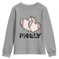 Funny Vintage Philly Baseball Youth Sweatshirt Sport Humor Gift - Wonder Print Shop