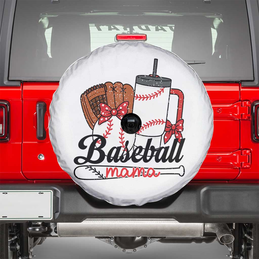Baseball Mama Spare Tire Cover Funny Sports Mom Life Lover - Wonder Print Shop
