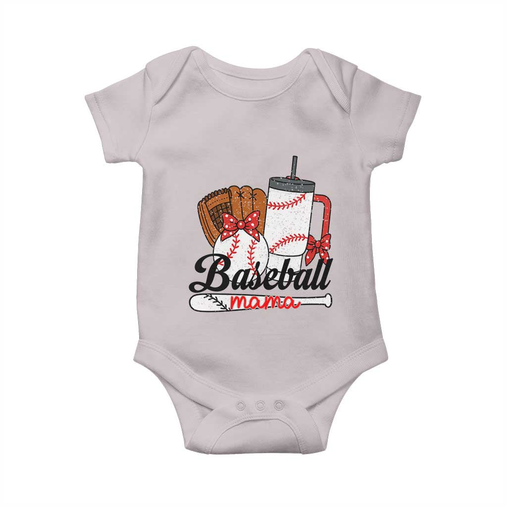Baseball Mama Baby Onesie Funny Sports Mom Life Lover - Wonder Print Shop