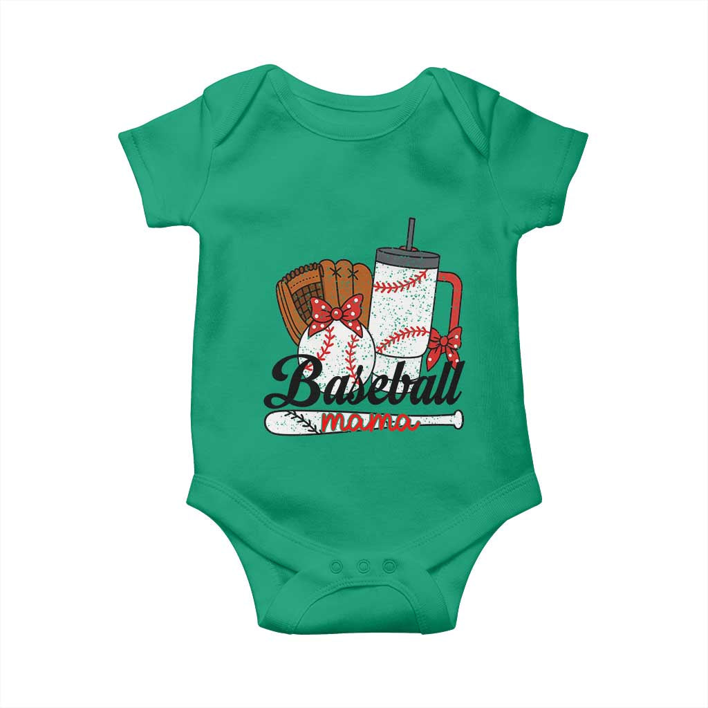 Baseball Mama Baby Onesie Funny Sports Mom Life Lover - Wonder Print Shop