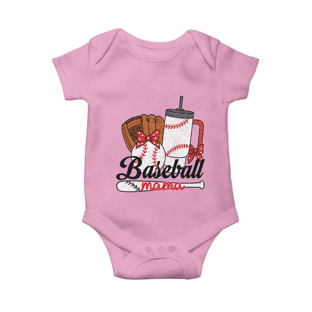 Baseball Mama Baby Onesie Funny Sports Mom Life Lover - Wonder Print Shop