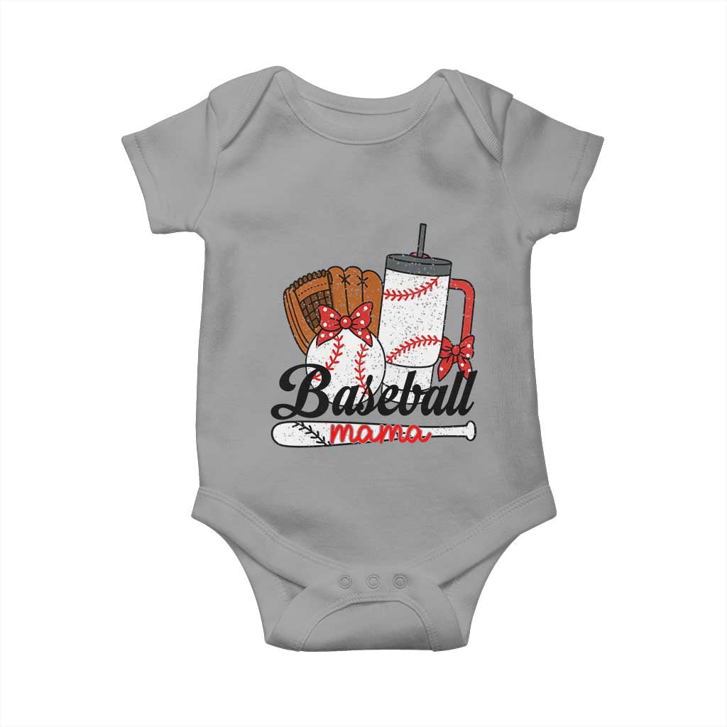 Baseball Mama Baby Onesie Funny Sports Mom Life Lover - Wonder Print Shop
