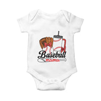 Baseball Mama Baby Onesie Funny Sports Mom Life Lover - Wonder Print Shop
