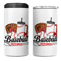 Baseball Mama 4 in 1 Can Cooler Tumbler Funny Sports Mom Life Lover