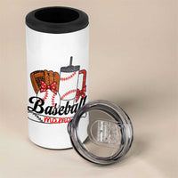 Baseball Mama 4 in 1 Can Cooler Tumbler Funny Sports Mom Life Lover