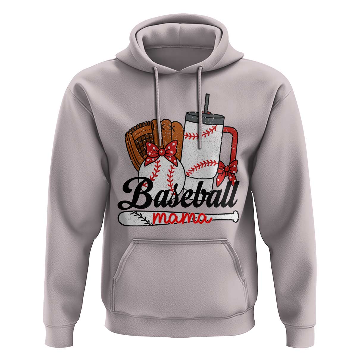 Baseball Mama Hoodie Funny Sports Mom Life Lover - Wonder Print Shop