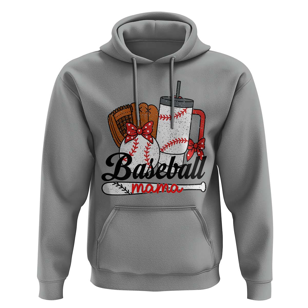 Baseball Mama Hoodie Funny Sports Mom Life Lover - Wonder Print Shop