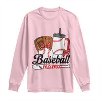 Baseball Mama Long Sleeve Shirt Funny Sports Mom Life Lover - Wonder Print Shop