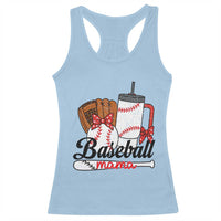 Baseball Mama Racerback Tank Top Funny Sports Mom Life Lover - Wonder Print Shop