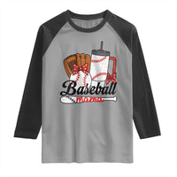 Baseball Mama Raglan Shirt Funny Sports Mom Life Lover - Wonder Print Shop