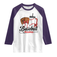 Baseball Mama Raglan Shirt Funny Sports Mom Life Lover - Wonder Print Shop