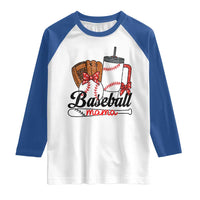 Baseball Mama Raglan Shirt Funny Sports Mom Life Lover - Wonder Print Shop