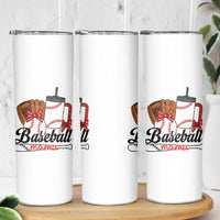 Baseball Mama Skinny Tumbler Funny Sports Mom Life Lover