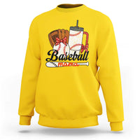 Baseball Mama Sweatshirt Funny Sports Mom Life Lover - Wonder Print Shop