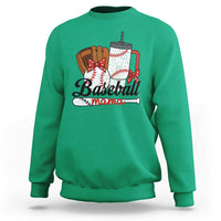 Baseball Mama Sweatshirt Funny Sports Mom Life Lover - Wonder Print Shop
