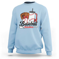 Baseball Mama Sweatshirt Funny Sports Mom Life Lover - Wonder Print Shop