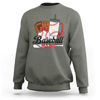 Baseball Mama Sweatshirt Funny Sports Mom Life Lover - Wonder Print Shop