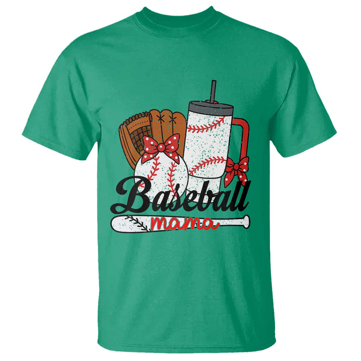 Baseball Mama T Shirt Funny Sports Mom Life Lover - Wonder Print Shop