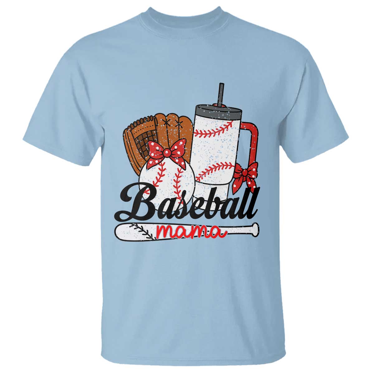 Baseball Mama T Shirt Funny Sports Mom Life Lover - Wonder Print Shop
