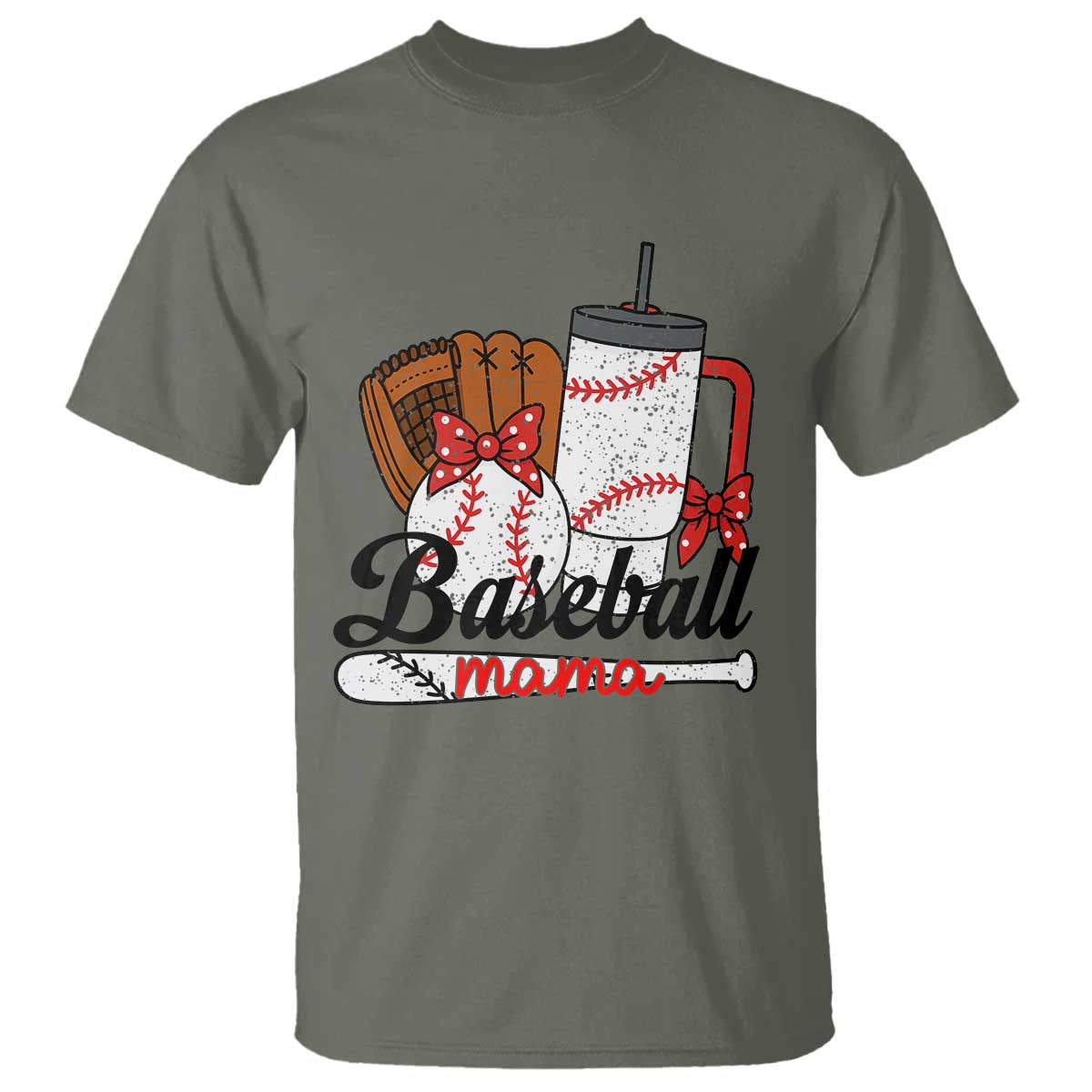 Baseball Mama T Shirt Funny Sports Mom Life Lover - Wonder Print Shop