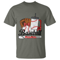 Baseball Mama T Shirt Funny Sports Mom Life Lover - Wonder Print Shop