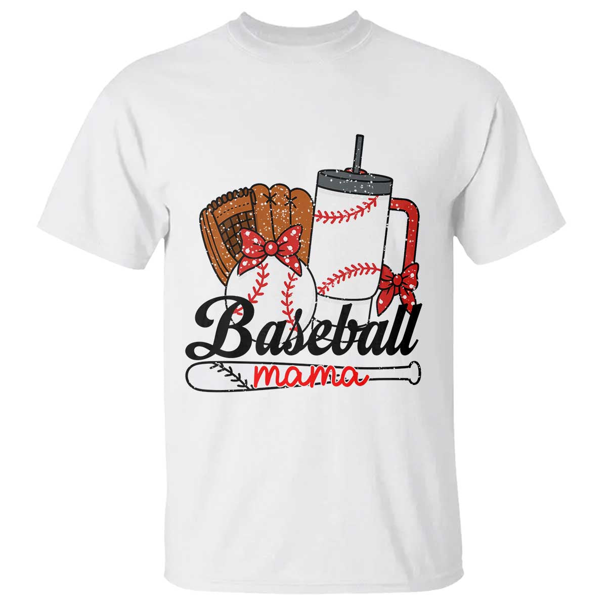 Baseball Mama T Shirt Funny Sports Mom Life Lover - Wonder Print Shop