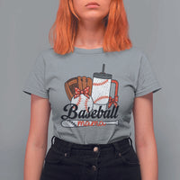 Baseball Mama T Shirt For Women Funny Sports Mom Life Lover - Wonder Print Shop